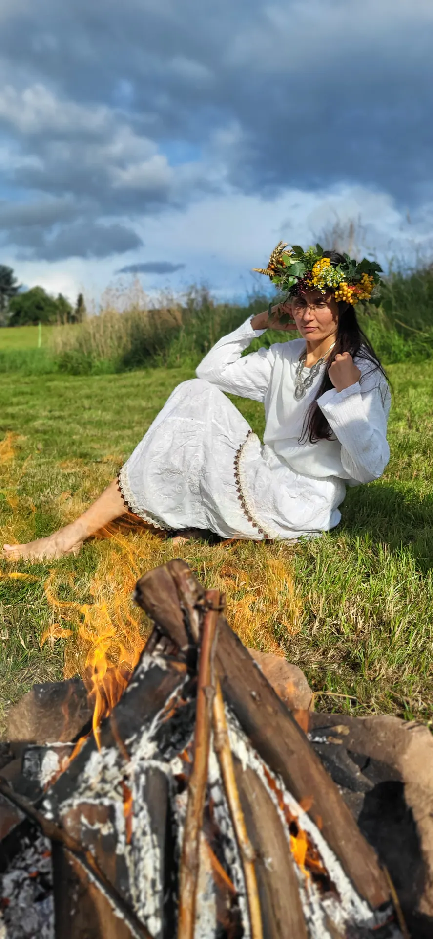 Вечер у костра в Nertha